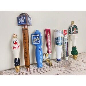 Vintage Beer Tap LOT Of 7 / Bar / Man Cave / Collectors / IPA / Ales / Seasonal